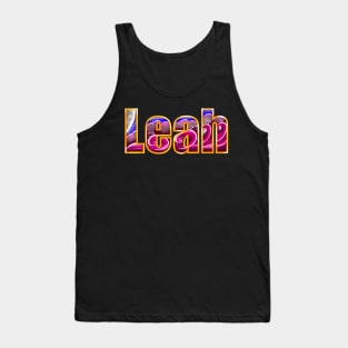 Leah first name personalized custom Leah Tank Top